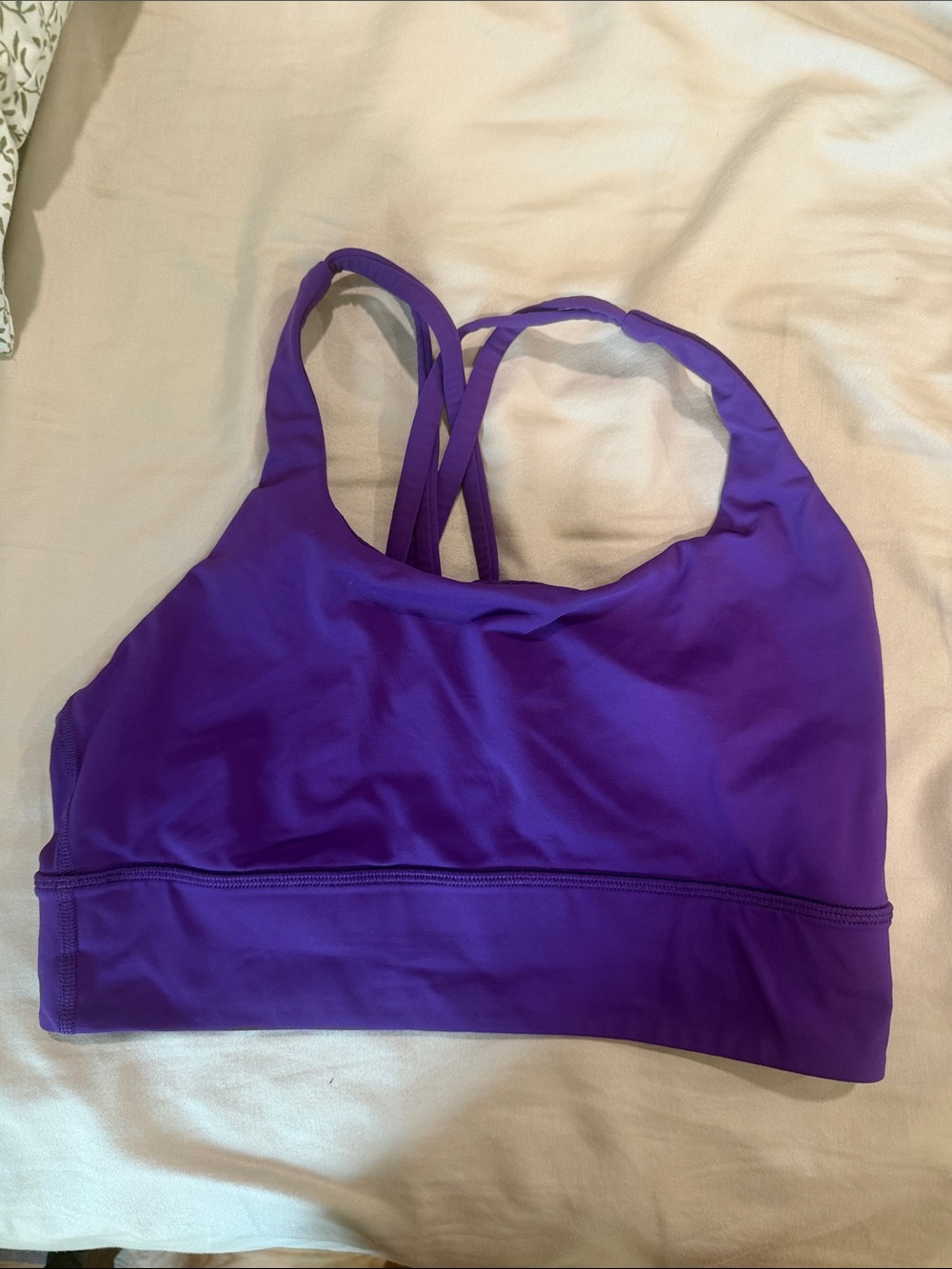 lululemon athletica Purple Strappy Crossback Sports Bra